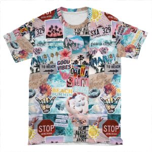 Dear Beach AOP T-shirt Tee