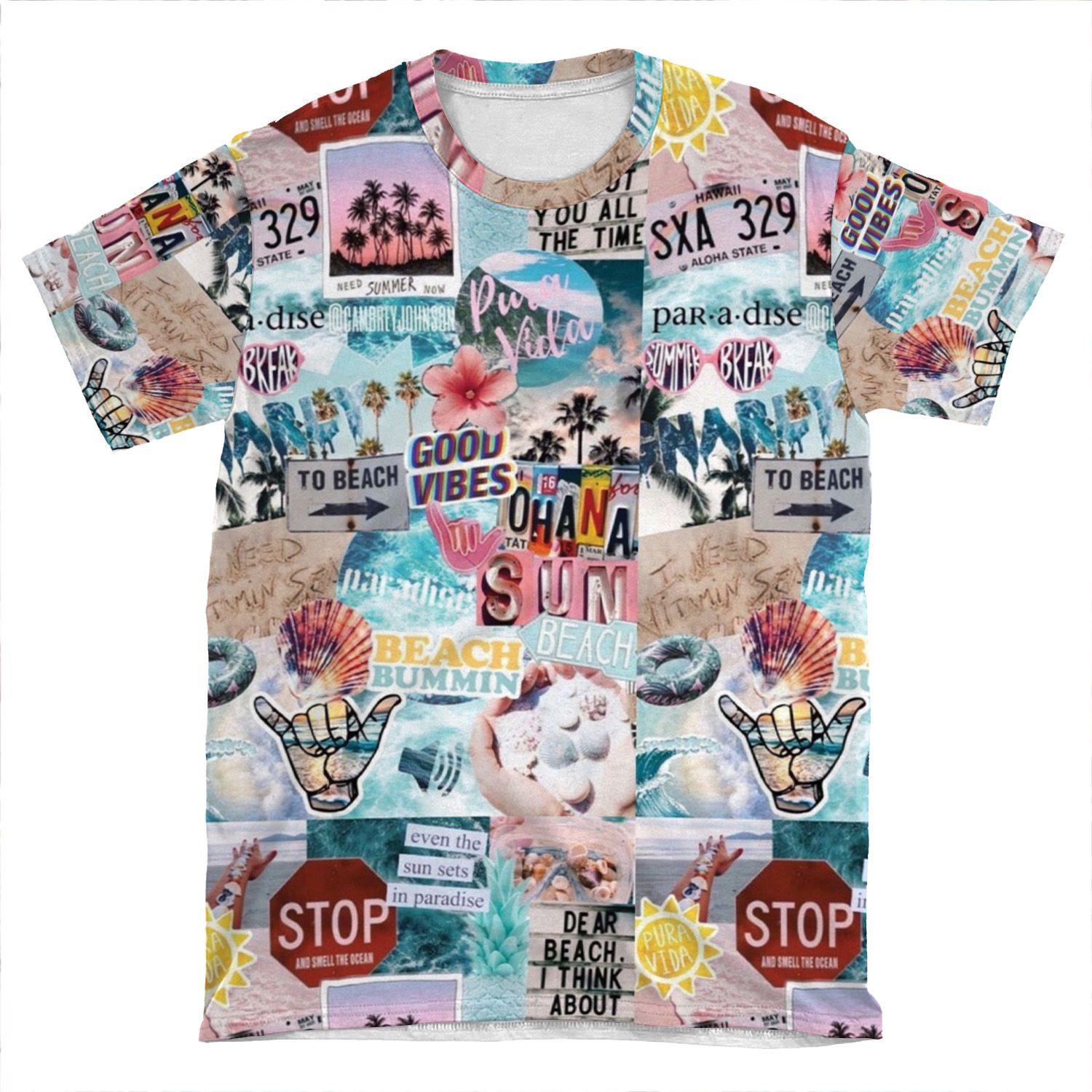 Dear Beach AOP T-shirt Tee