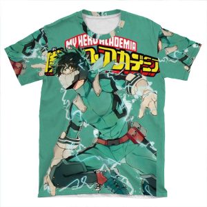 Deku Full Cowl-My Hero Academia AOP T-shirt Tee