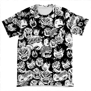 Demon Slayer Faces AOP T-shirt Tee