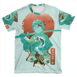 Demon Slayer - Tanjirou AOP T-shirt Tee