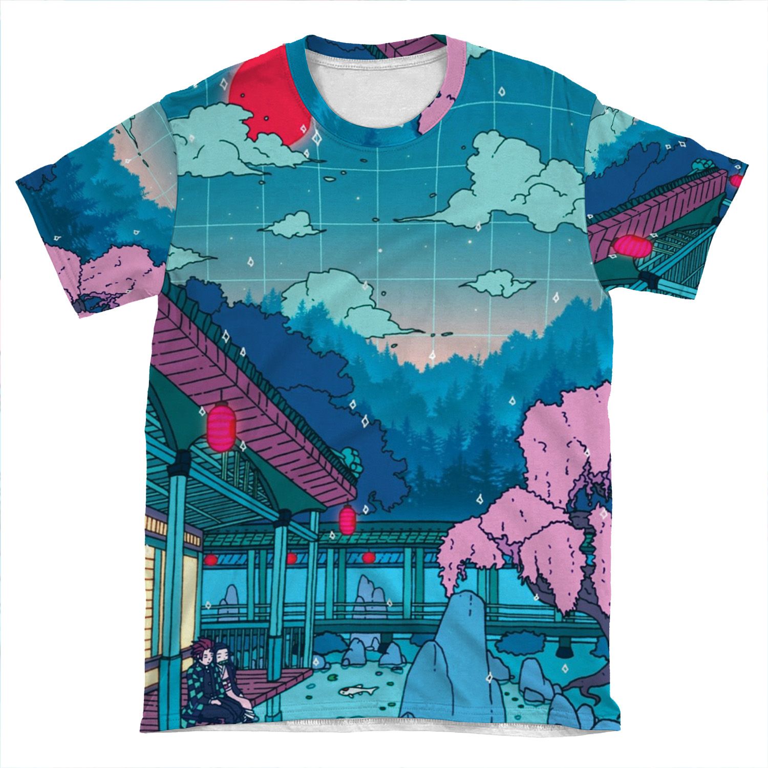 Demon Slaying Estate AOP T-shirt Tee