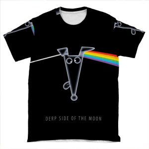 Derp Side Of The Moon AOP T-shirt Tee