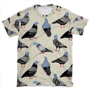 Design 33 - The Pigeons AOP T-shirt Tee