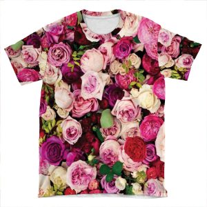 Designer Floral AOP T-shirt Tee