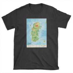 Detailed Kalimdor map T-shirt Tee