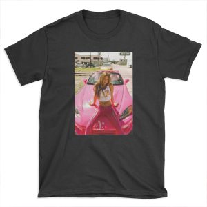 DEVON AOKI PINK RACE CAR T-shirt Tee