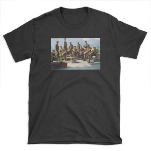 Dick Winters and his Easy Company (HBO's Band of Brothers) lounging at Eagle's Nest, Hitler's former residence in the Bavarian Alps, 1945. T-shirt Tee