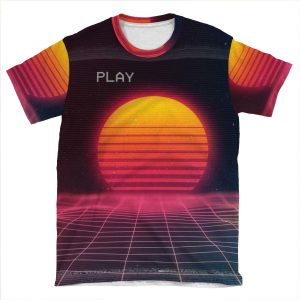 Digital Sunset AOP T-shirt Tee