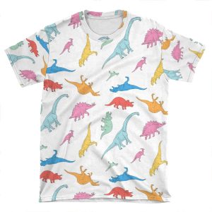 Dino Doodles AOP T-shirt Tee