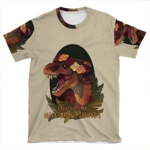 Dinosaur Eats Man AOP T-shirt Tee