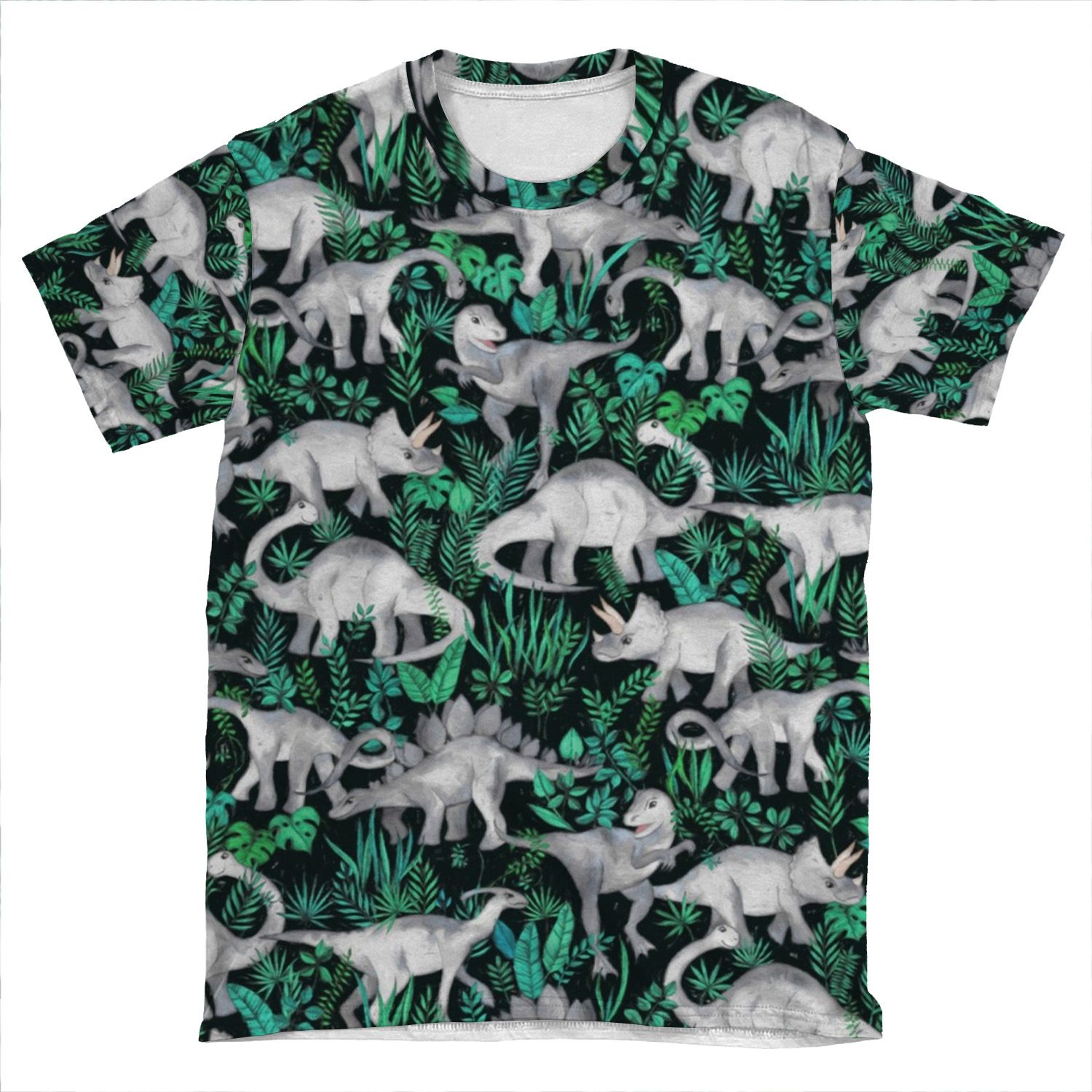 Dinosaur Jungle AOP T-shirt Tee