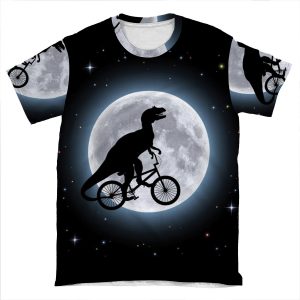 Dinosaur Moon AOP T-shirt Tee