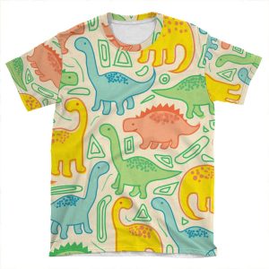 Dinosaur Party AOP T-shirt Tee