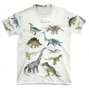 Dinosaurs 2 AOP T-shirt Tee