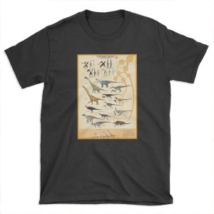 Dinosaurs and Pterosaurs of the Wessex Formation, England T-shirt Tee