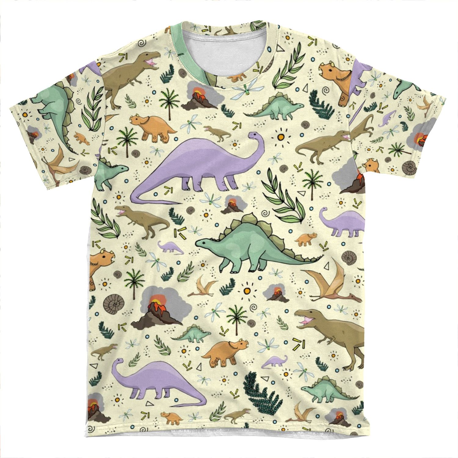 Dinosaurs! AOP T-shirt Tee