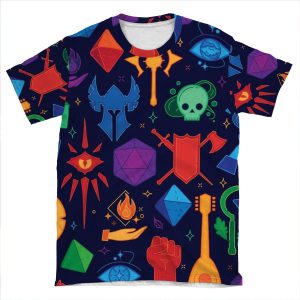 Dnd Forever - Color AOP T-shirt Tee