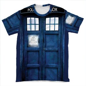 Doctor Who Tardis AOP T-shirt Tee