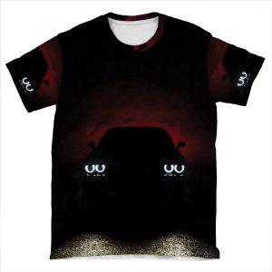 Dodge Challenger Silhouette AOP T-shirt Tee