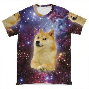Doge Space Skins AOP T-shirt Tee