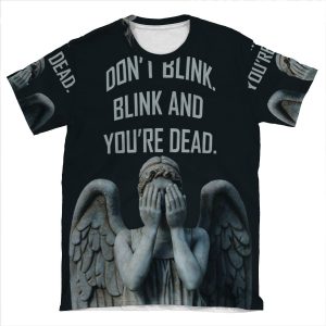 Don't Blink AOP T-shirt Tee