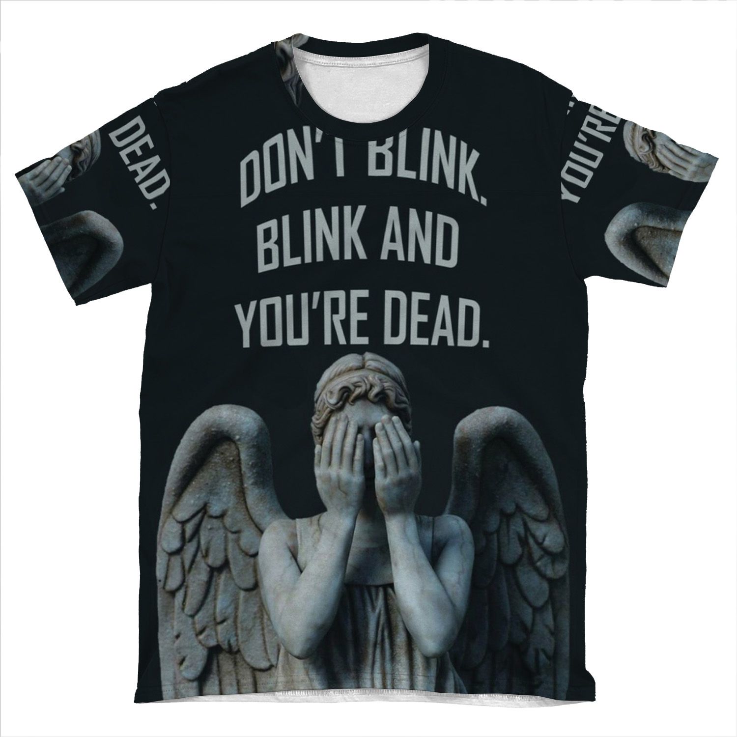 Don't Blink AOP T-shirt Tee