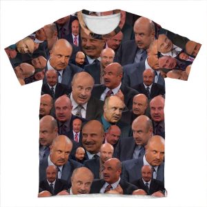Dr. Phil Pattern AOP T-shirt Tee
