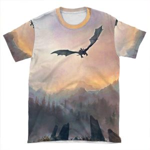 Dragon Mountain AOP T-shirt Tee