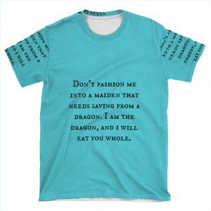 Dragon Of Feminism 2 AOP T-shirt Tee
