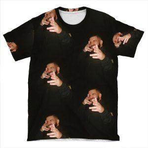 Drake 3 AOP T-shirt Tee