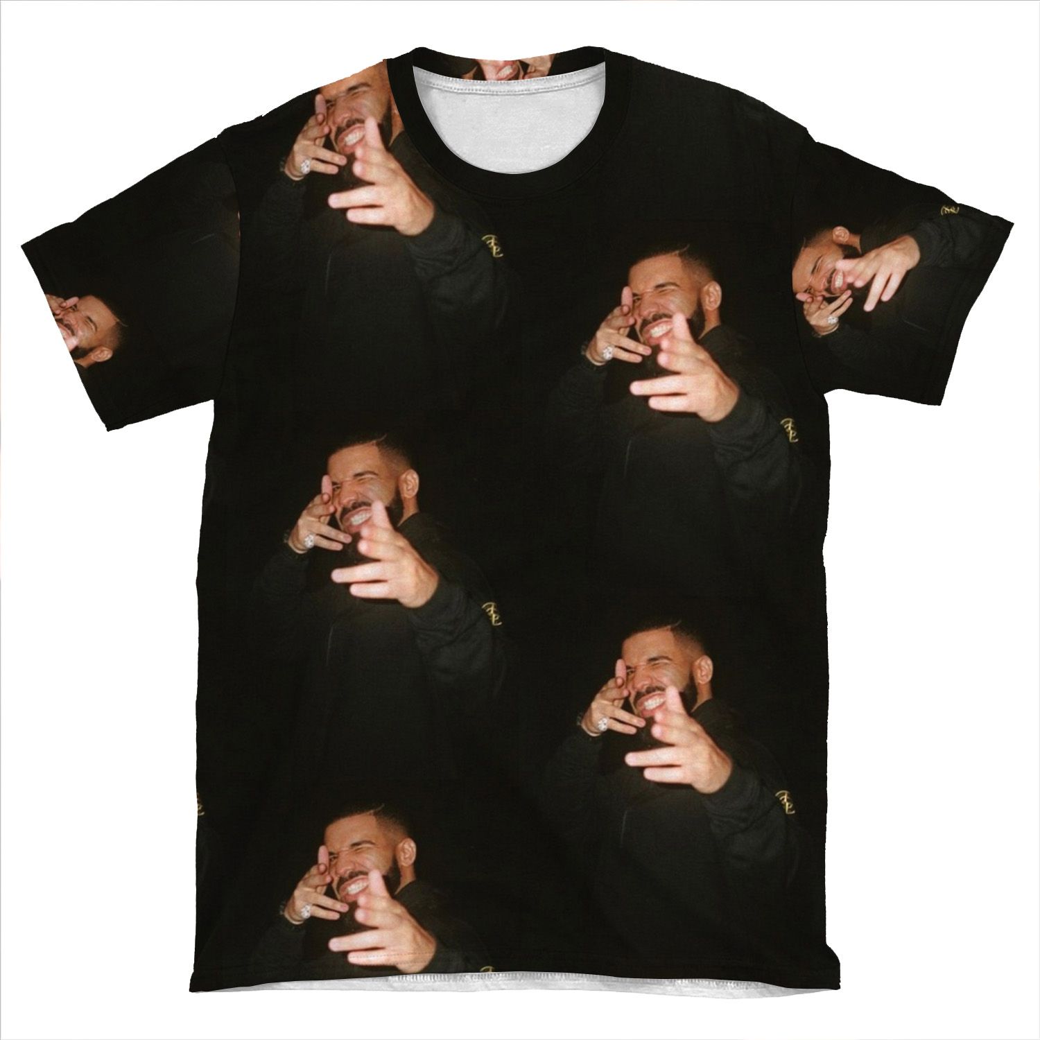 Drake 3 AOP T-shirt Tee