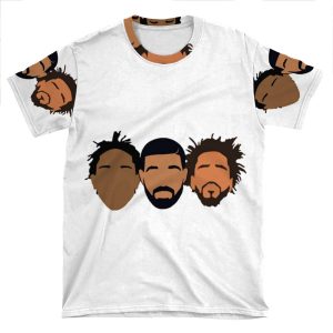 Drake, J Cole, Kendrick Lamar AOP T-shirt Tee