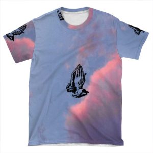 Drake Pray Hands AOP T-shirt Tee