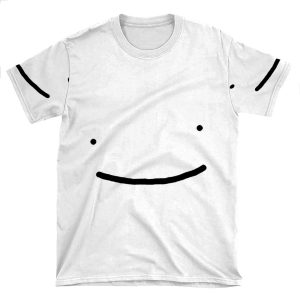 Dreamwastaken Merch Dream Team Smile Gifts For Fans, For Men And Women, Gift Valentine's Day AOP T-shirt Tee