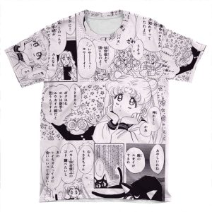 Dreamy Manga Usagi AOP T-shirt Tee