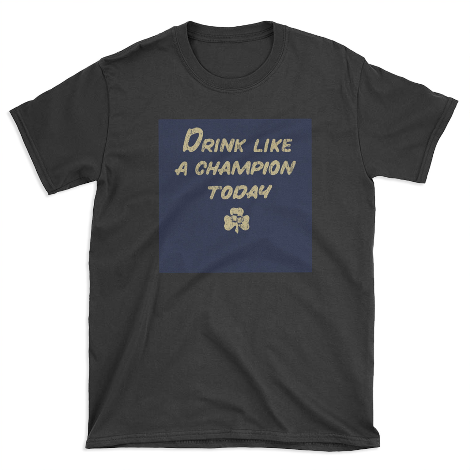 Drink Like a Champion - South Bend Style Dark Blue T-shirt Tee
