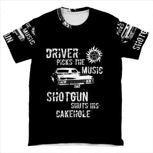 Driver Picks The Music AOP T-shirt Tee