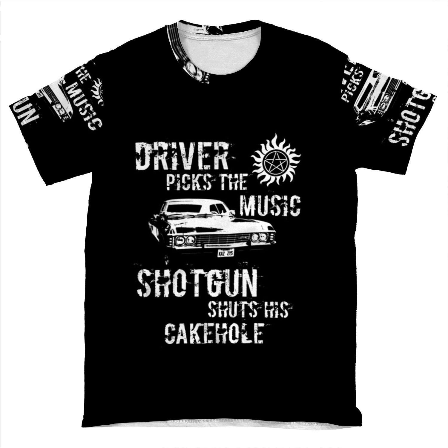 Driver Picks The Music AOP T-shirt Tee