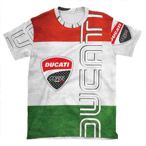 Ducati Italy Flag AOP T-shirt Tee