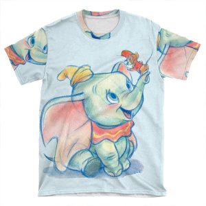 Dumbito Skecth AOP T-shirt Tee