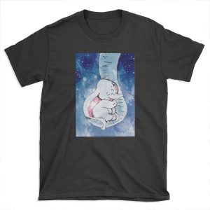 Dumbo and his mother, Mother and baby elephant T-shirt Tee