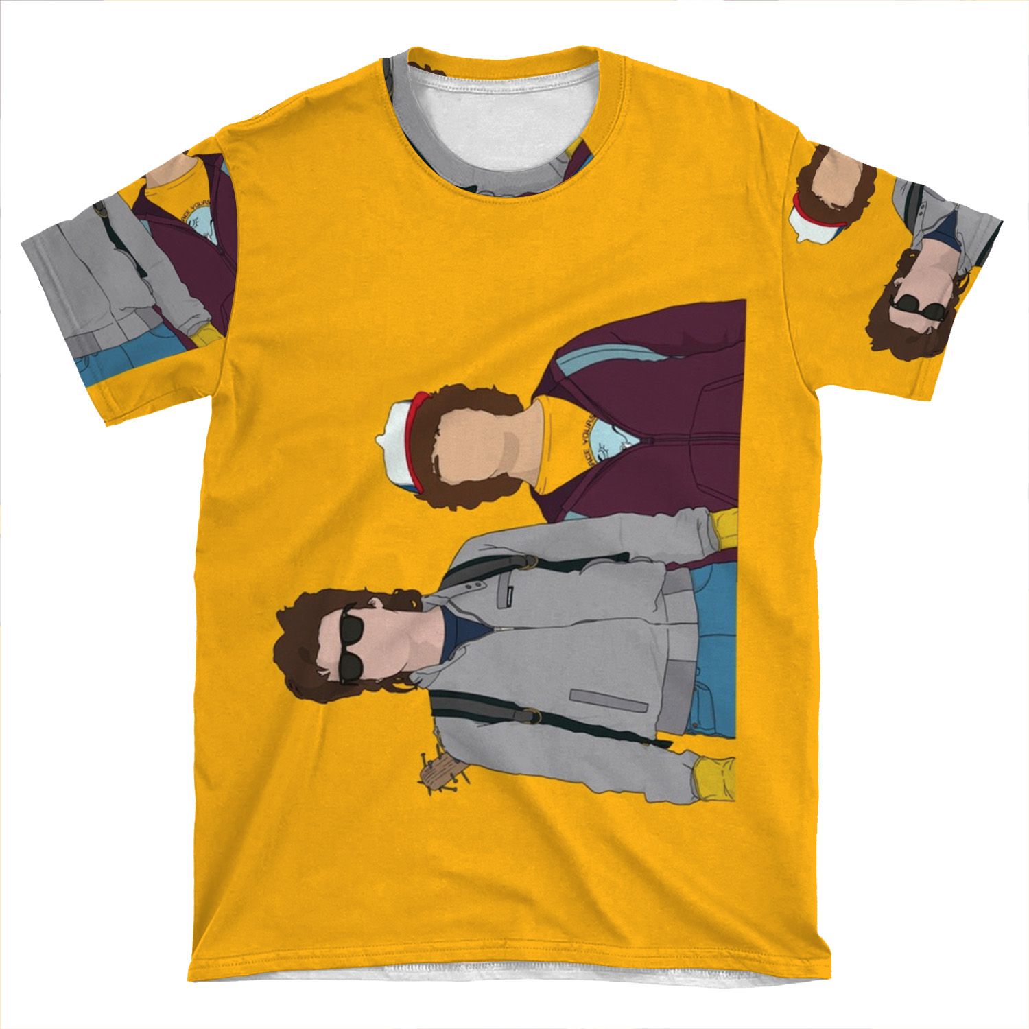 Dustin And Steve Design AOP T-shirt Tee