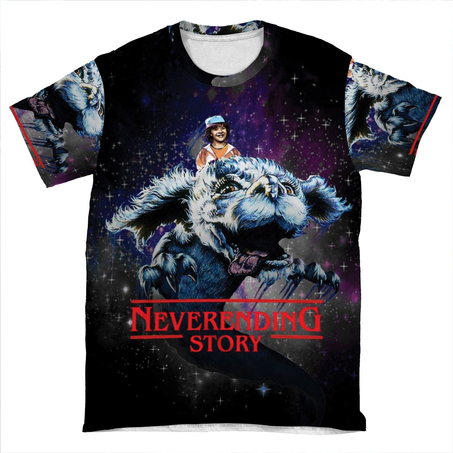 Dustin Story AOP T-shirt Tee