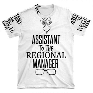 Dwight Schrute - Assistant To The Regional Manager AOP T-shirt Tee