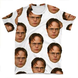 Dwight Schrute Duplicate AOP T-shirt Tee