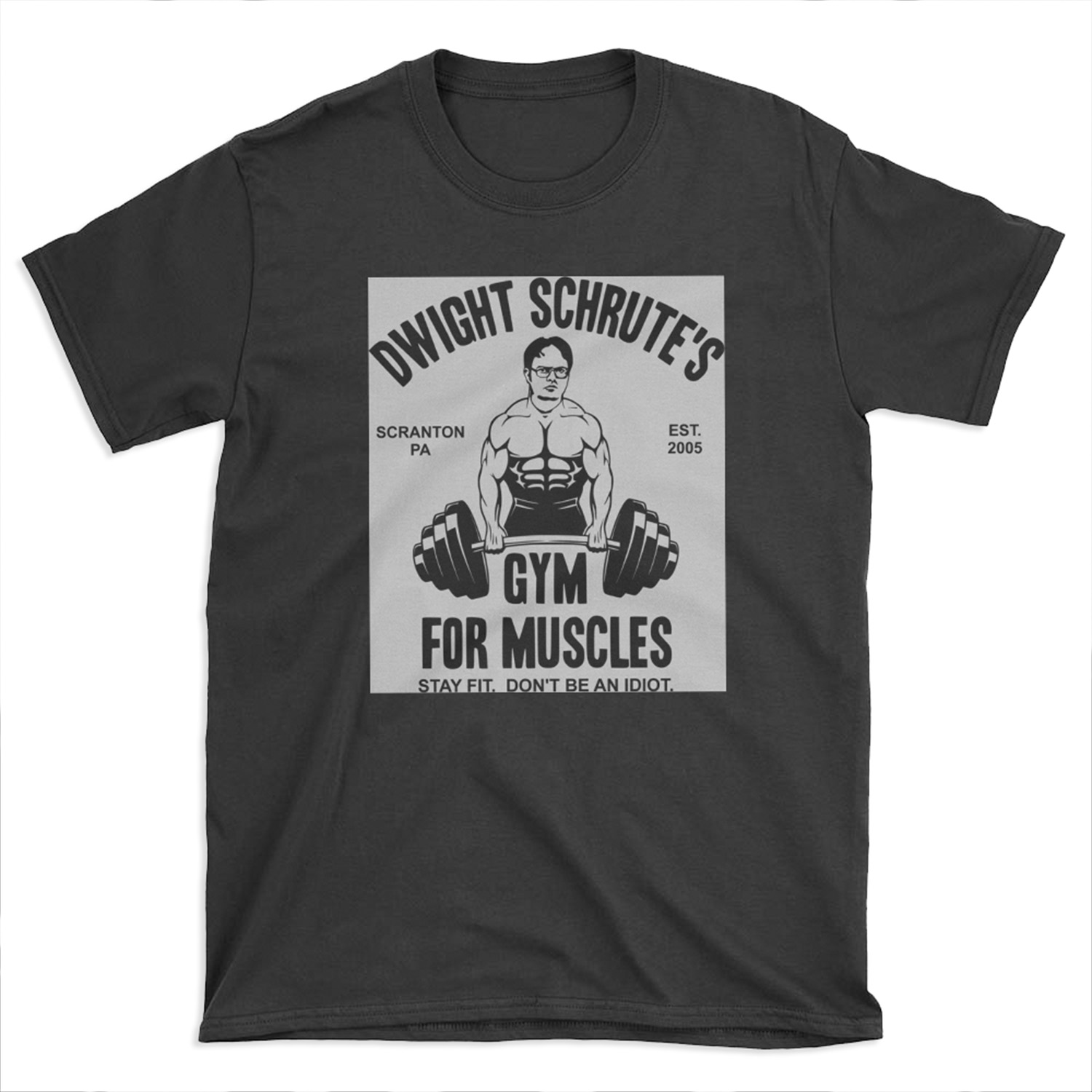 Dwight Schrute Gym For Muscles T-shirt Tee