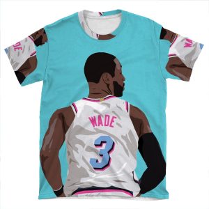 Dwyane Wade Back-To AOP T-shirt Tee