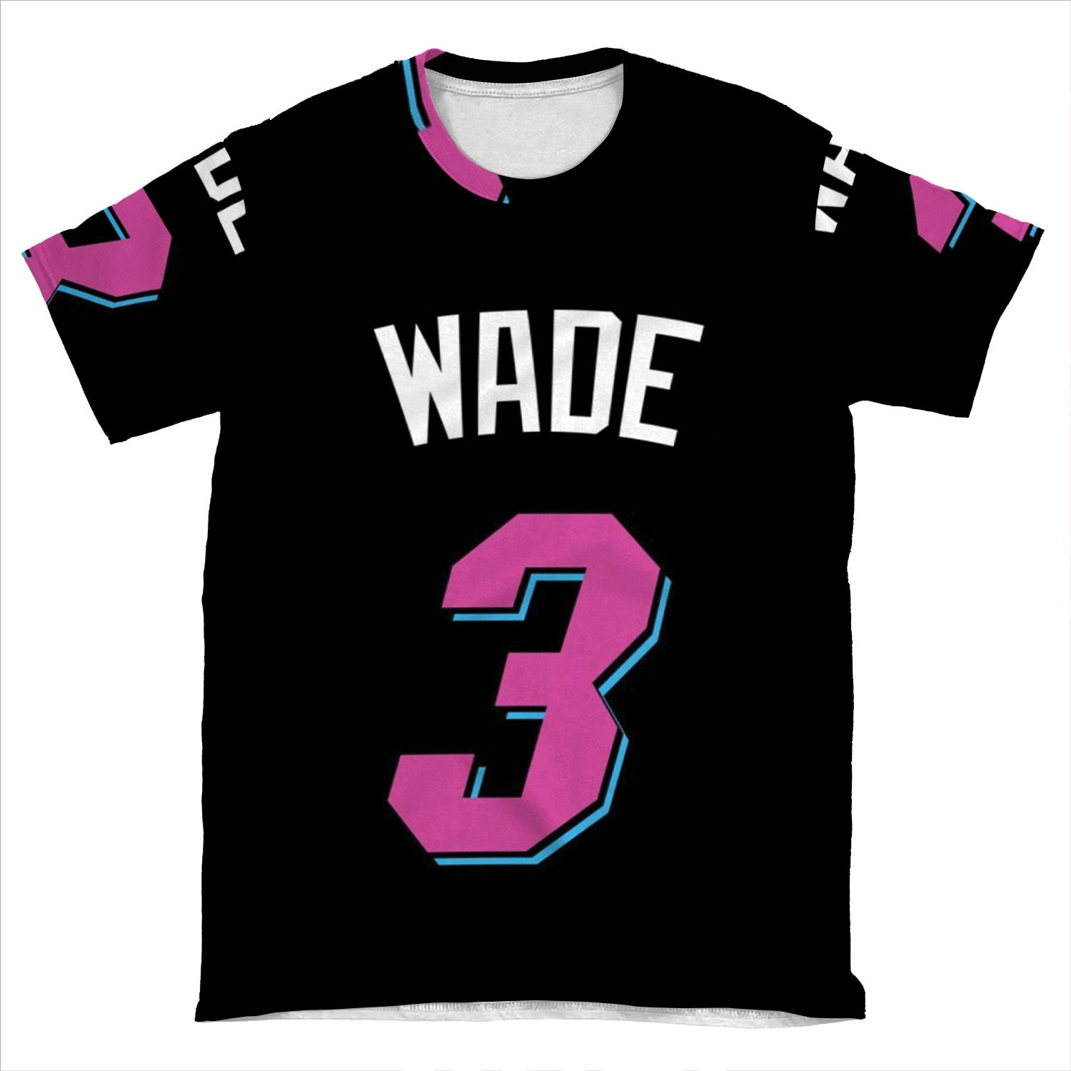 Dwyane Wade Heat AOP T-shirt Tee