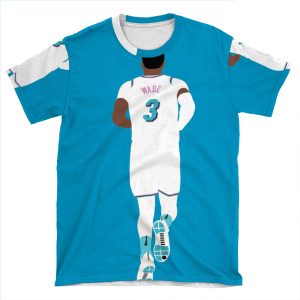 Dwyane Wade Miami Vice AOP T-shirt Tee